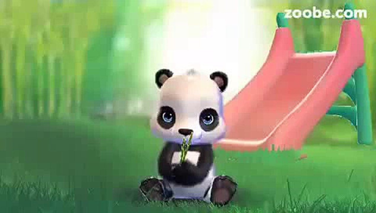 Desenhos animados panda 3d. engraçado panda gordo com pele fofa