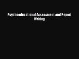 Read Psychoeducational Assessment and Report Writing Ebook Free