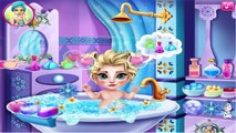 ♥♥ Elsa Baby Bath ♥♥♥ Disney Princess Elsa Baby Bath ♥♥ Frozen Game for Girl