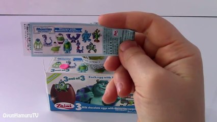Sevimli Canavarlar Sürpriz Yumurta Oyuncak Açımı Monster Inc Surprise Eggs Zaini