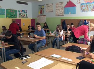 Probno polaganje male mature, 15. april 2016. (RTV Bor)