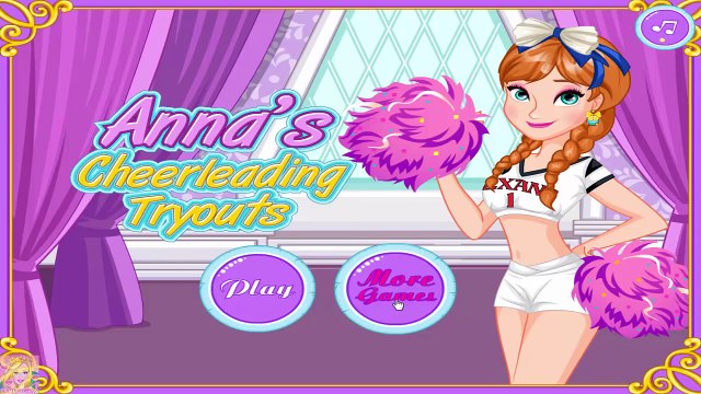Anna Cheerleading Tryouts - Disney Frozen Princess Anna Makeover Games