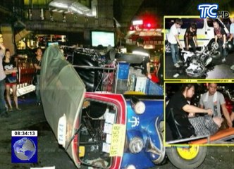 Ecuatorianos sufren accidente en Tailandia