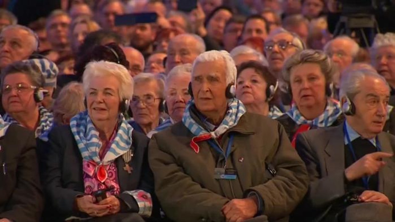Regresan a Auschwitz en el 70 aniversario de su liberación