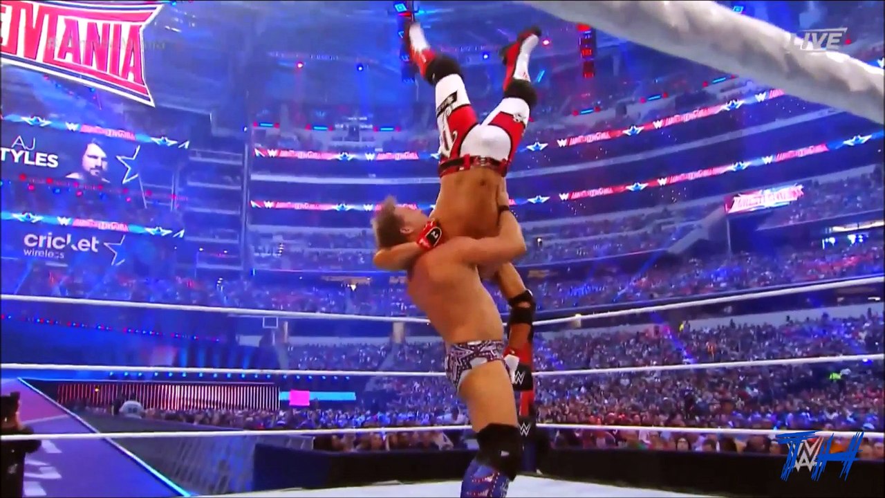 AJ Styles vs Chris Jericho Highlights HD Wrestlemania 32