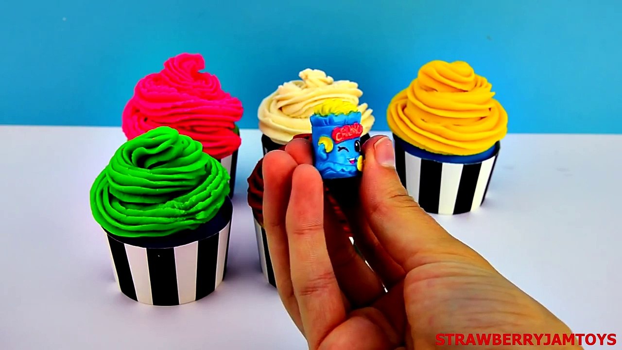 Cars 2 Play Doh Cupcakes Shopkins Kinder Surprise TMNT Moshi Surprise Eggs StrawberryJamToys