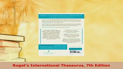 PDF  Rogets International Thesaurus 7th Edition Download Full Ebook