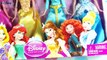 Disney Princess doll collection unboxing Frozen fever dolls Anna Elsa Cinderella Ariel Merida