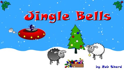 Jingle Bells - funny Christmas cartoon & song (Alien / Sheep Xmas animation)