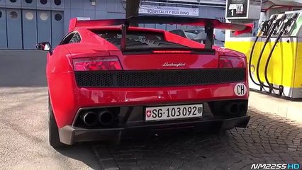 Delira com esta avó e o seu raríssimo  Lamborghini  Gallardo Stradale  SuperTrofeo
