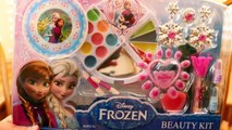 MAKEUP Challenge Blind Folded Makeup Makeover Kids Frozen & Girls Toy DisneyCarToys AllToyCollector
