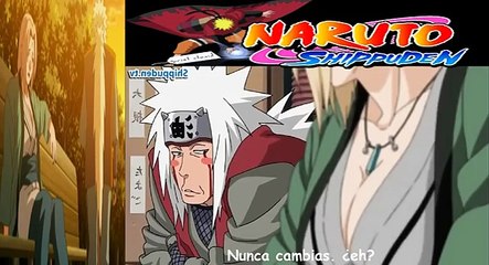 Tsunade llora por la muerte de Jiraiya / Tsunade cries for Jiraiya