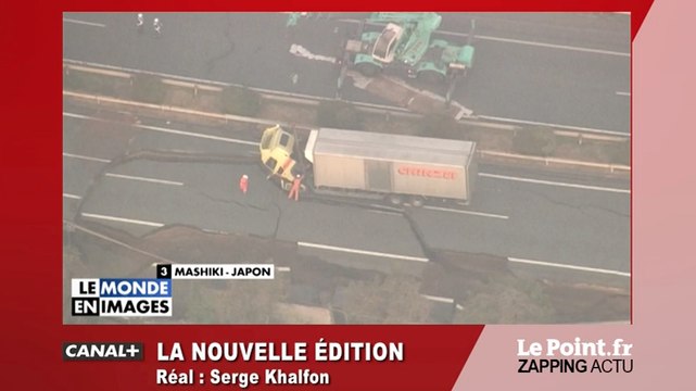 Les images impressionnantes du séisme au Japon - Le zapping du 15 avril
