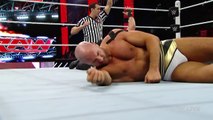 Cesaro vs. Kevin Owens - Winner FacesThe Miz for the Intercontinental Title: Raw, April 11, 2016