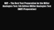 PDF MAT -- The Best Test Preparation for the Miller Analogies Test: 5th Edition (Miller Analogies