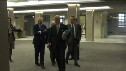 Suriye'nin BM Daimi Temsilcisi Caferi ve Suriyeli Rejim Heyeti ile Bir Araya Geldi (2)