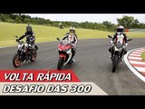 YAMAHA R3 X KAWASAKI Z300 X KTM DUKE 390 - VOLTA RÁPIDA COM ALEX BARROS #7 | ACELERADOS