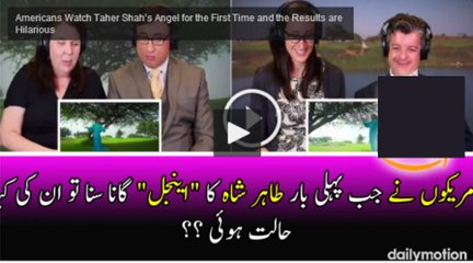 Americans Watch Taher Shah's Angel for the First Time and the Results are Hilarious Funny