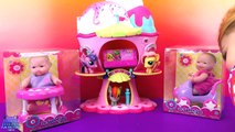 Lil Cutesies Tiny Baby Dolls Race W/ My Little Pony and Shopkins Surprises Fun Factory