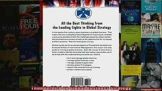 FREE DOWNLOAD  Thunderbird on Global Business Strategy  BOOK ONLINE
