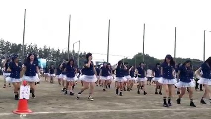 2014 松が谷高校体育祭応援団「青団」