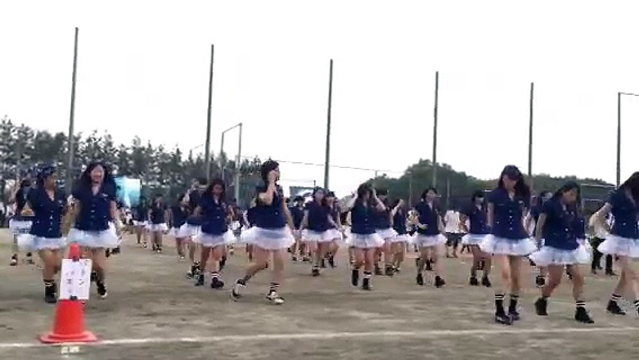 2014 松が谷高校体育祭応援団「青団」
