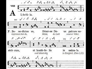Alleluia Benedictus es, Sanctissimae Trinitatis (Sainte Trinité)