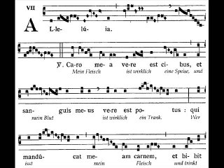 Alleluia Caro mea, Corporis et Sanguinis Christi (Saint-Sacrement)