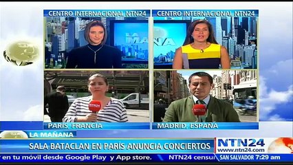 Teatro Bataclan reabrirá sus puertas con una serie de conciertos tras los atentados yihadistas del 13-N en París