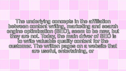Content Writing and Marketing for SEO