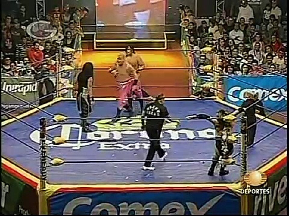 AAA-SinLimite 2009-05-18 Leon 01 Argenis, El Gato Eveready & Pimpinela Escarlata vs. Billy Boy, Decnis & El Brazo