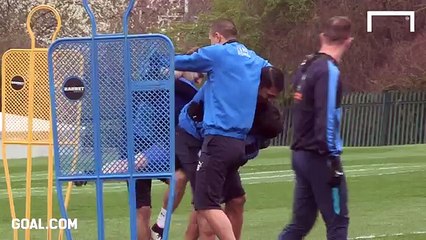Ulloa v Okazaki  wrestling match in Leicester