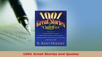PDF  1001 Great Stories and Quotes Download Full Ebook