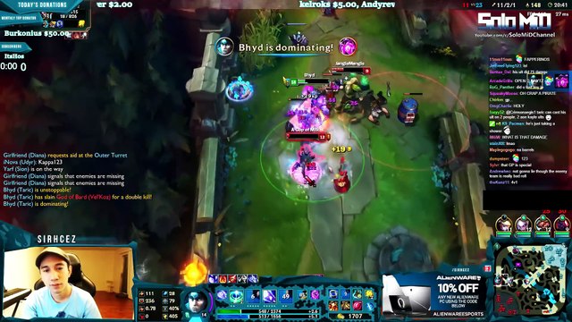 LoL Epic Moments - Taric 1vs4 Outplay - League of Legends