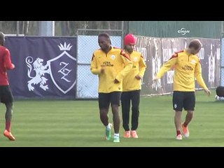 Galatasaray, ikinci yarı hazırlıklarını sürdürdü