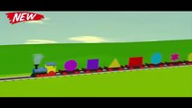 10 Colorful Shapes Train Learning shapes for children