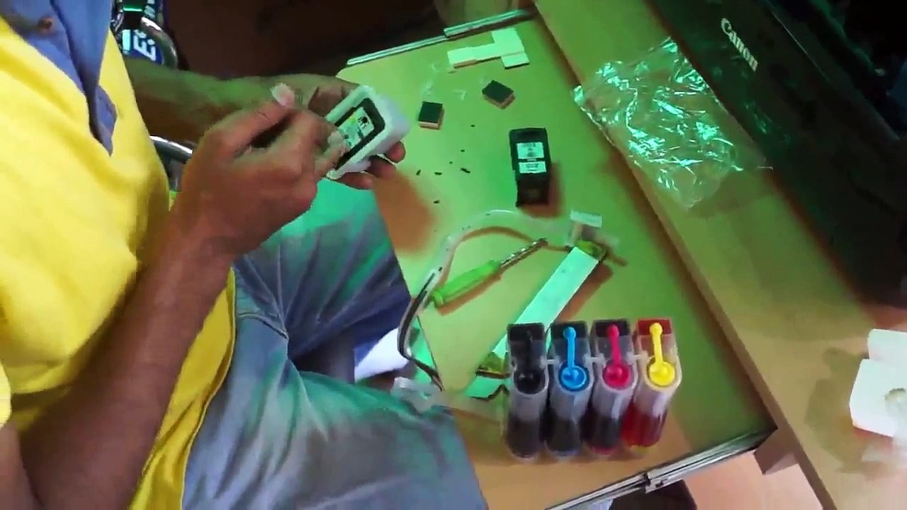 How to Install Ink Tank in Canon Printer