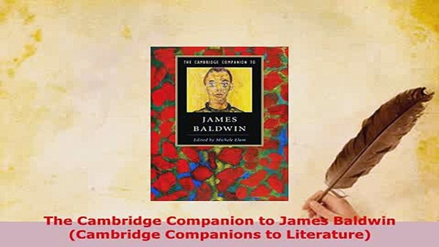 PDF The Cambridge Companion to James Baldwin Cambridge Companions to Literature Free Books
