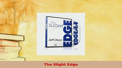 Read  The Slight Edge Ebook Free