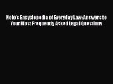 [Download PDF] Nolo's Encyclopedia of Everyday Law: Answers to Your Most Frequently Asked Legal