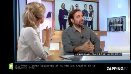 C à Vous : André Manoukian se confie sur l'arrêt de la Nouvelle Star