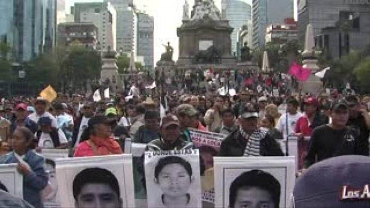 Realizaron nueva Jornada Global por Ayotzinapa