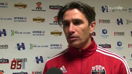 Les Herbiers vs Avranches (2-1) : Interview de F. Rizzetto