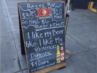 Chalkboard joke upsets people on social media