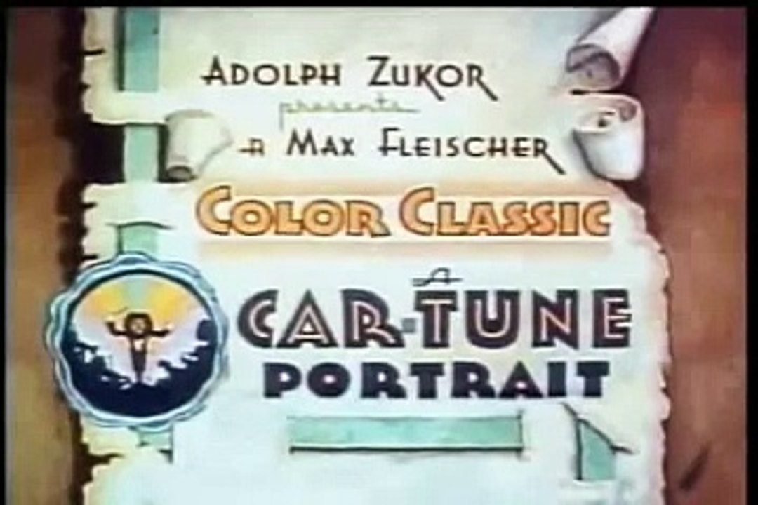 Color Classics "A Car-Tune Portrait" 1937 Fleischer Studios   Classic Cartoon