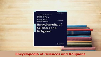 PDF  Encyclopedia of Sciences and Religions Download Full Ebook