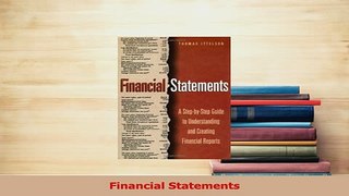 Read  Financial Statements Ebook Free
