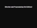 Download Effective awk Programming (3rd Edition) PDF Free