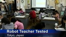 Japanese School Tests Robot Teacher- Professora robot numa escola Japonesa