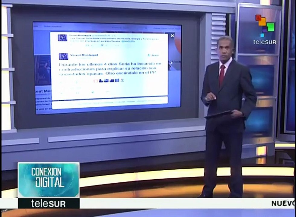 España: medios de comunicación destacan renuncia de ministro Soria